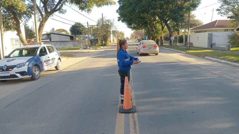 Controles de transito en Las Varillas
