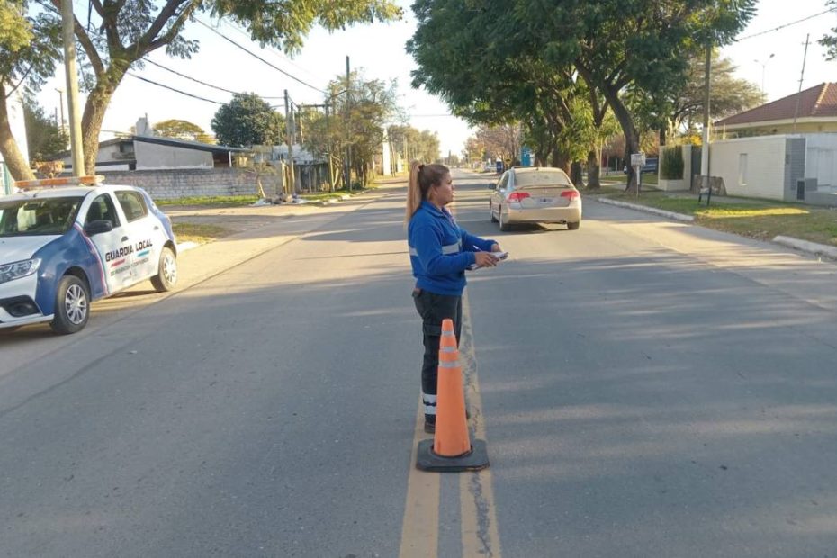 Controles de transito en Las Varillas