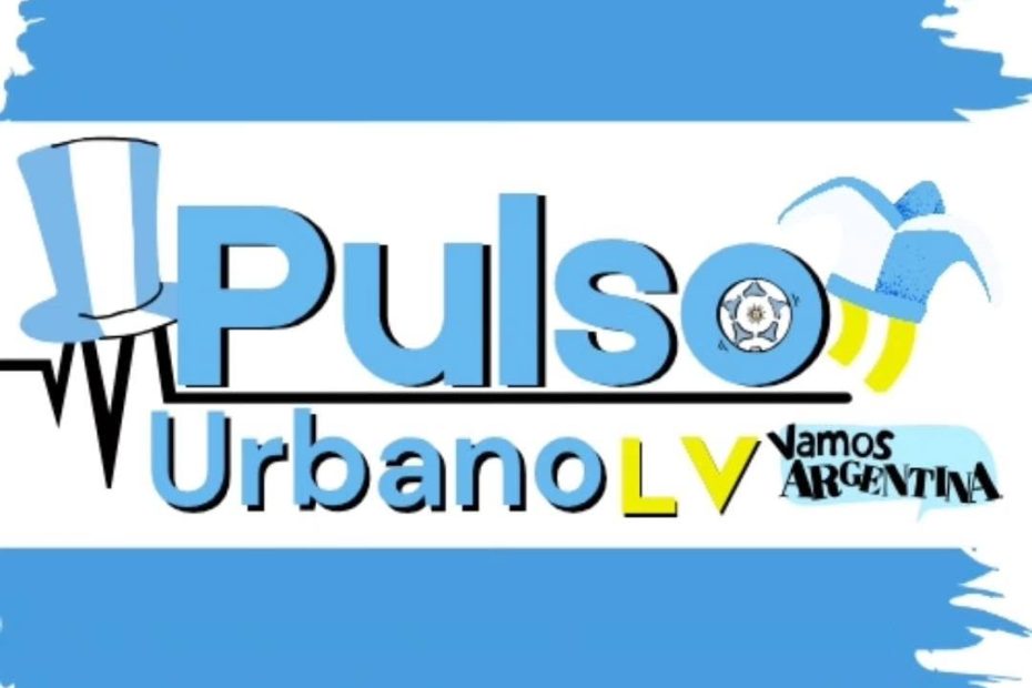 Logotipo oficial de Pulso Urbano LV con diseño celeste y blanco para el fixture del Mundial 2026
