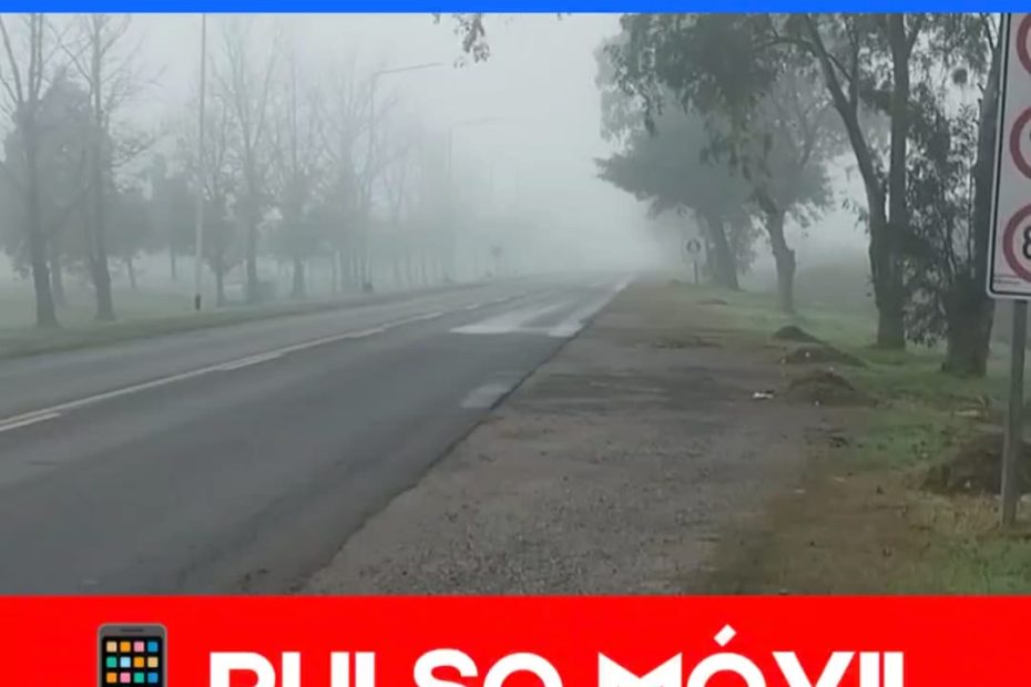 Pulso Movil en Las Varillas niebla transito reduccion de visibilidad