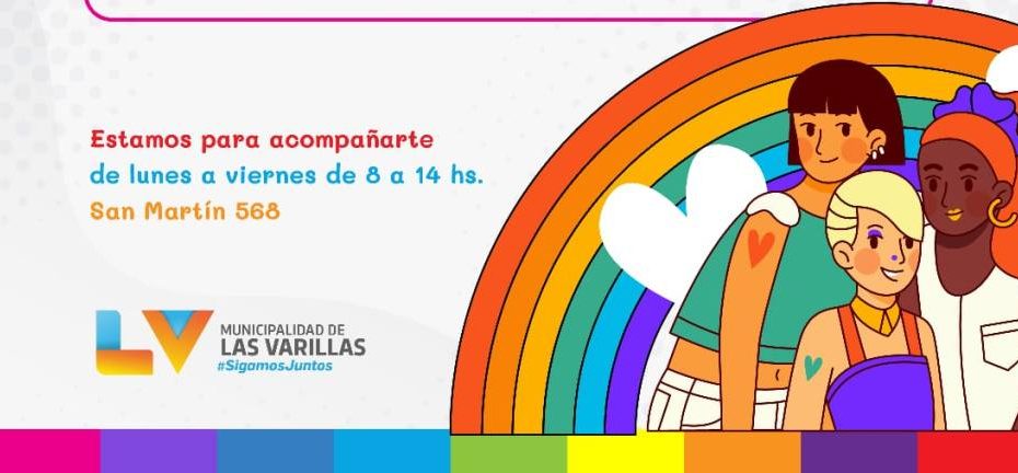 Asesoría para la Diversidad Sexual Las Varillas. CAIM Las Varillas. Diversidad sexual. Genero Punto Mujer. Municipalidad de Las Varillas