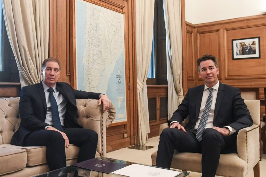 Manuel Calvo Diego Santilli Córdoba. Reunión Casa Rosada Caja de Jubilaciones Ruta 19